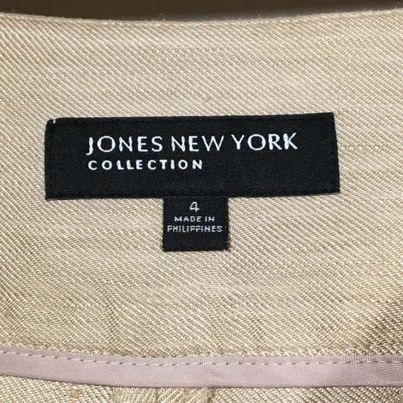 Jones New York Linen-blend Pants 4 - Picture 4 of 6
